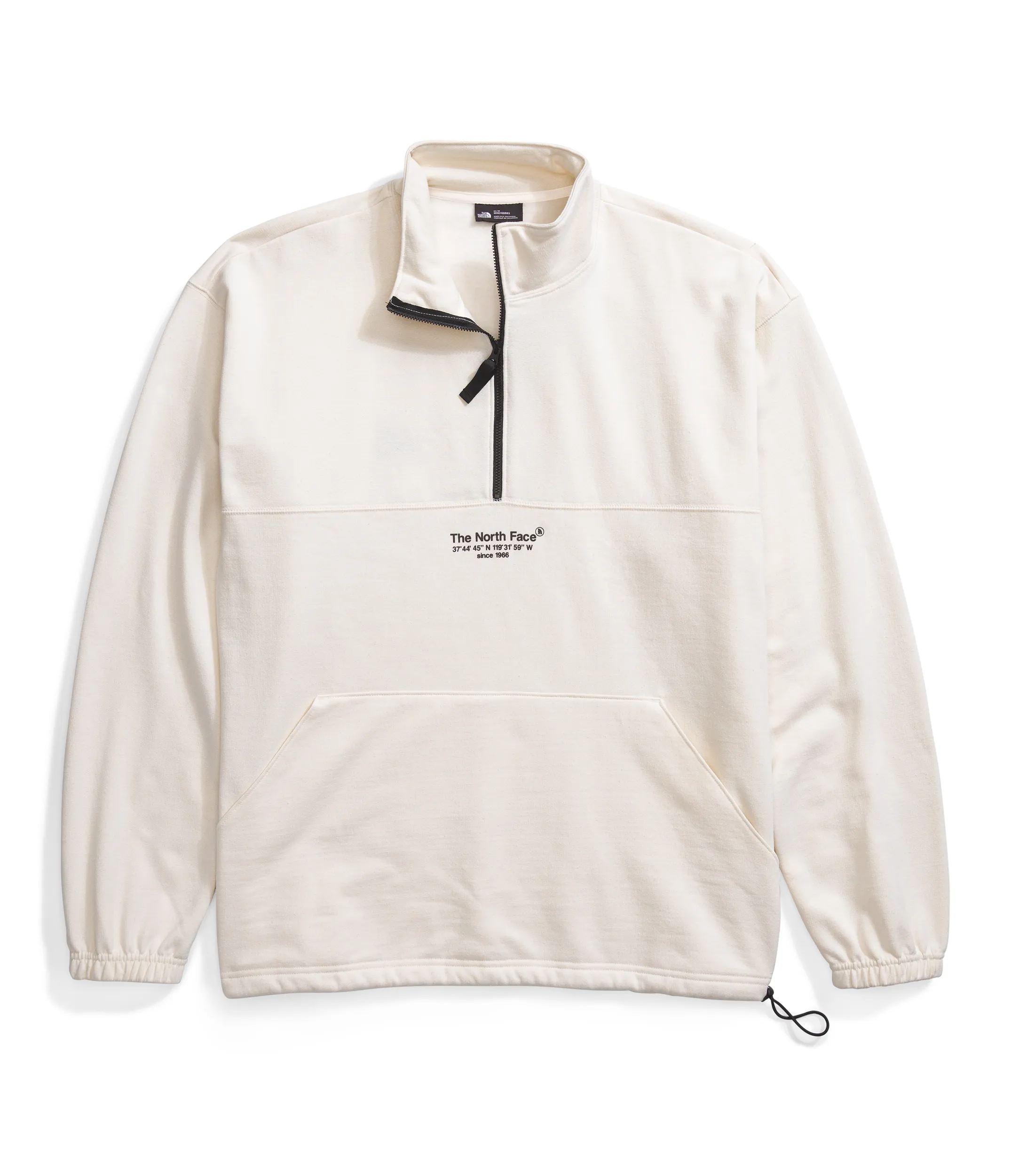 Axys 1/4 Snap Fleece | White Dune