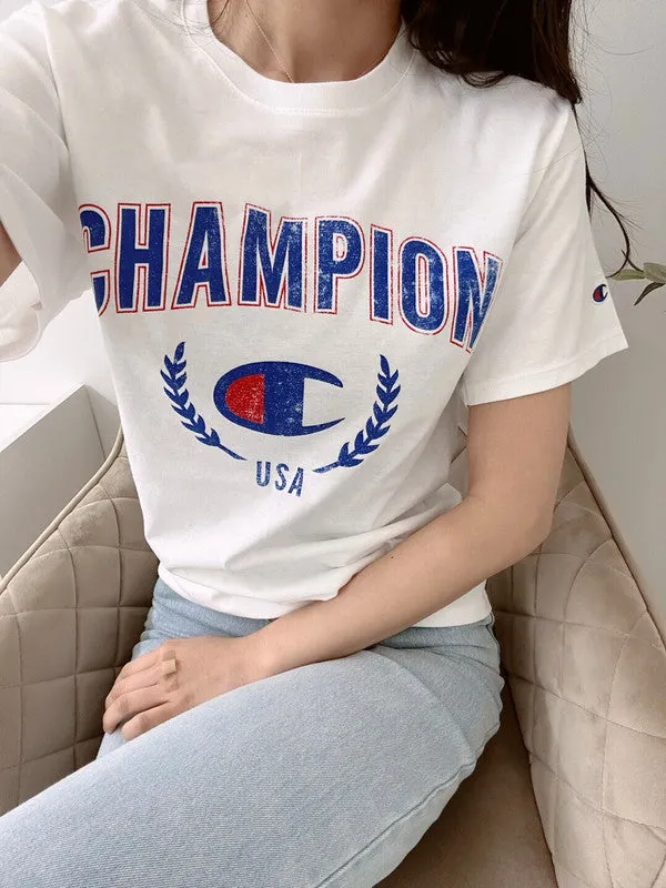 Champion Classic Graphic T-shirt White GT23H 5864LA 045