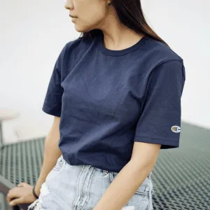 Champion Logo Crewneck Life Short Sleeve T-shirt - Dark Blue
