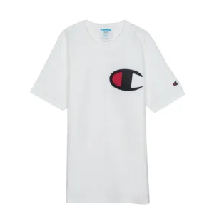 Champion Logo Crewneck Life Short Sleeve T-shirt - White