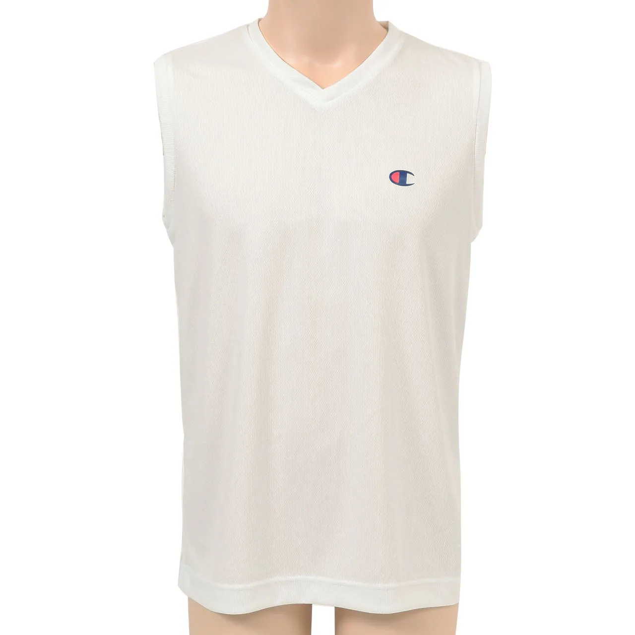 Champion メッシュVネックサーフシャツ S～LL (チャンピオン シャツ 吸汗速乾 ドライ 通気性 スポーツ) (在庫限り)