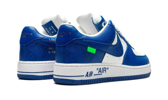 Louis Vuitton Nike Air Force 1 Low By Virgil Abloh White Royal