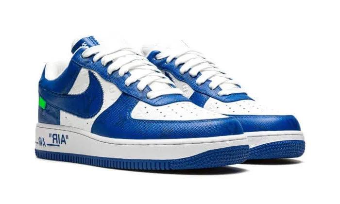 Louis Vuitton Nike Air Force 1 Low By Virgil Abloh White Royal